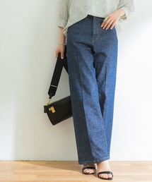 URBAN RESEARCH | 綿麻セミワイドデニムパンツ(デニムパンツ)