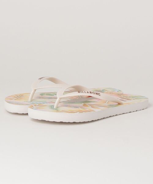 BILLABONG(ビラボン)の「BILLABONG/ビラボン FLIP FLOPS PRINT/フリップ フロプス プリント ビーチサンダル BC013-942(サンダル・レディース・ブラック/ホワイト・25.0cm/24.0cm/23.0cm)」の2枚目の写真