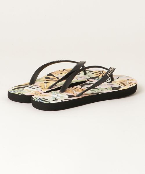 BILLABONG(ビラボン)の「BILLABONG/ビラボン FLIP FLOPS PRINT/フリップ フロプス プリント ビーチサンダル BC013-942(サンダル・レディース・ブラック/ホワイト・25.0cm/24.0cm/23.0cm)」の3枚目の写真