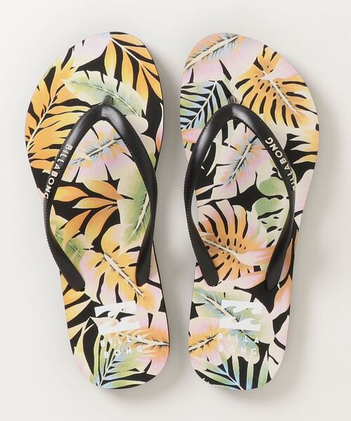 BILLABONG(ビラボン)の「BILLABONG/ビラボン FLIP FLOPS PRINT/フリップ フロプス プリント ビーチサンダル BC013-942(サンダル・レディース・ブラック/ホワイト・25.0cm/24.0cm/23.0cm)」の5枚目の写真