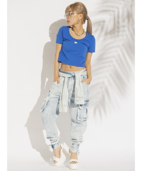 EGOIST(エゴイスト)の「タンクソールサンダル(サンダル・レディース・ホワイト/ブラック・SMALL/MEDIUM)」の4枚目の写真