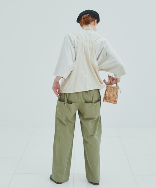 EDIT Gris（エディットグリ）の「ユーティリティバックポケットパンツ（その他パンツ・レディース・チャコールグレー/カーキ/アイボリー・FREE）」の19枚目の写真