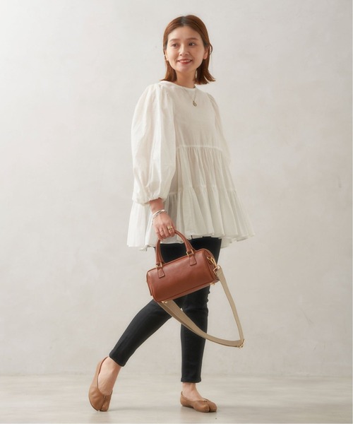 JOURNAL STANDARD（ジャーナルスタンダード）の「■■■《追加2》コットンティアードブラウス（シャツ/ブラウス・レディース・ホワイト/ブラック/ピンク・FREE）」の16枚目の写真