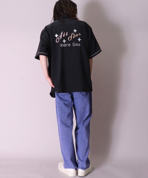BAYBLO（ベイブロ）の「【ユニセックス】All Star ボーリングシャツ(BG)（シャツ/ブラウス・メンズ・ブラック/ライトグレー/チャコールグレー/ダークグリーン/サックスブルー・MEDIUM/LARGE）」の18枚目の写真
