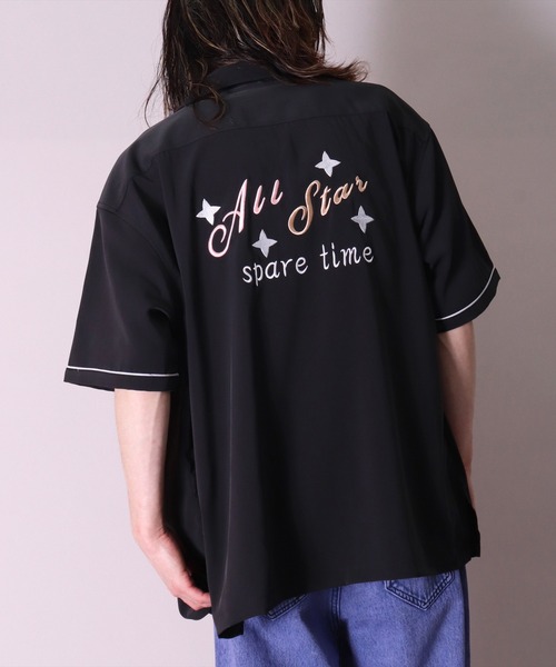BAYBLO（ベイブロ）の「【ユニセックス】All Star ボーリングシャツ(BG)（シャツ/ブラウス・メンズ・ブラック/ライトグレー/チャコールグレー/ダークグリーン/サックスブルー・MEDIUM/LARGE）」の19枚目の写真