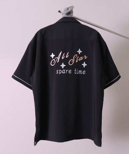 BAYBLO（ベイブロ）の「【ユニセックス】All Star ボーリングシャツ(BG)（シャツ/ブラウス・メンズ・ブラック/ライトグレー/チャコールグレー/ダークグリーン/サックスブルー・MEDIUM/LARGE）」の11枚目の写真