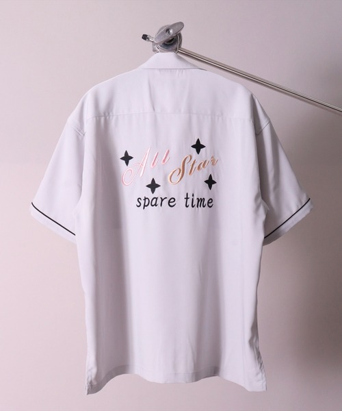 BAYBLO（ベイブロ）の「【ユニセックス】All Star ボーリングシャツ(BG)（シャツ/ブラウス・メンズ・ブラック/ライトグレー/チャコールグレー/ダークグリーン/サックスブルー・MEDIUM/LARGE）」の13枚目の写真