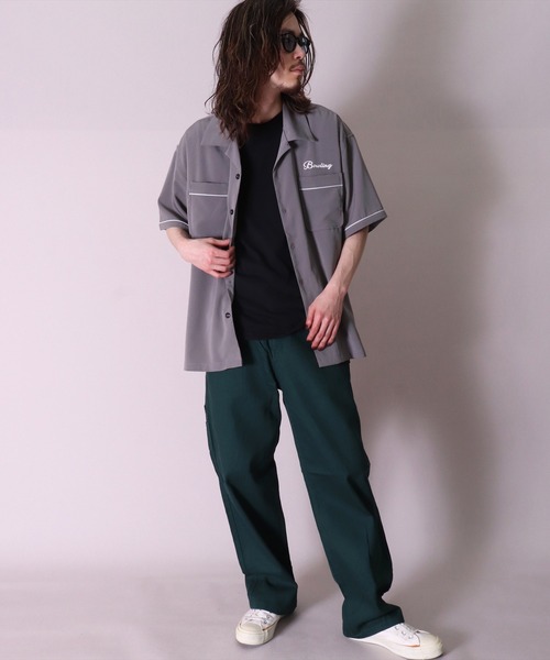 BAYBLO（ベイブロ）の「【ユニセックス】All Star ボーリングシャツ(BG)（シャツ/ブラウス・メンズ・ブラック/ライトグレー/チャコールグレー/ダークグリーン/サックスブルー・MEDIUM/LARGE）」の20枚目の写真