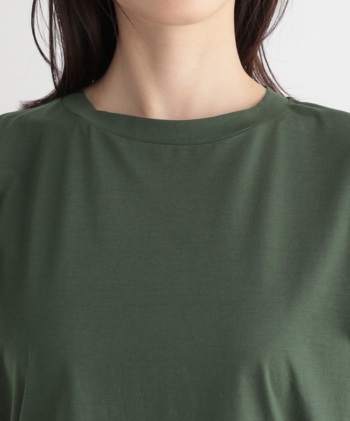 Andemiu(アンデミュウ)の「イソザイキリカエカットソー295375(Tシャツ/カットソー・レディース・ホワイト/ブラック/オレンジ/グリーン・FREE)」の6枚目の写真