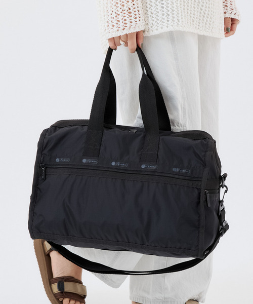 LeSportsac(レスポートサック)の「DELUXE MED WEEKENDER 【日本限定】リサイクルドブラックJP(ボストンバッグ・レディース・ブラック・FREE)」の14枚目の写真