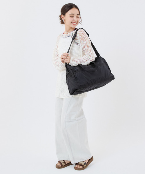 LeSportsac(レスポートサック)の「DELUXE MED WEEKENDER 【日本限定】リサイクルドブラックJP(ボストンバッグ・レディース・ブラック・FREE)」の15枚目の写真
