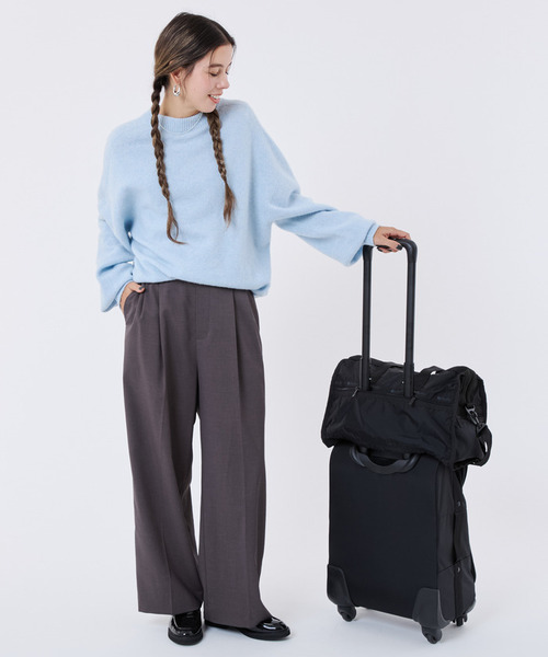 LeSportsac(レスポートサック)の「DELUXE MED WEEKENDER 【日本限定】リサイクルドブラックJP(ボストンバッグ・レディース・ブラック・FREE)」の9枚目の写真