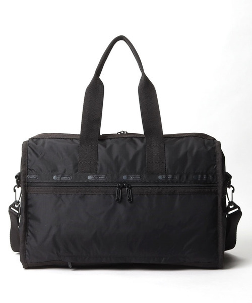 LeSportsac(レスポートサック)の「DELUXE MED WEEKENDER 【日本限定】リサイクルドブラックJP(ボストンバッグ・レディース・ブラック・FREE)」の3枚目の写真