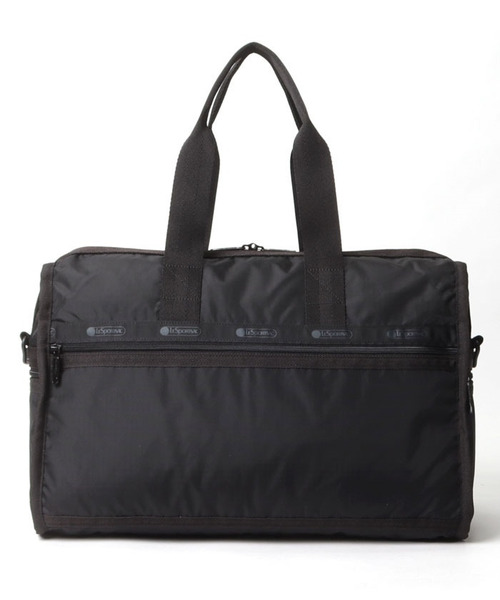 LeSportsac(レスポートサック)の「DELUXE MED WEEKENDER 【日本限定】リサイクルドブラックJP(ボストンバッグ・レディース・ブラック・FREE)」の6枚目の写真