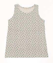 Samansa Mos2 | 花柄シェルタックノースリーブカットソー(Tシャツ/カットソー)
