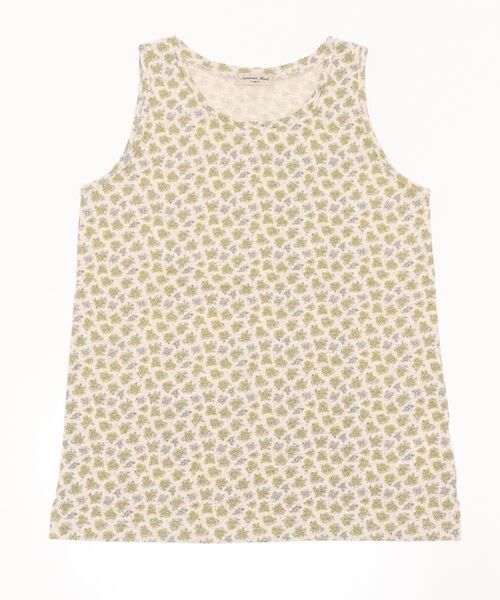 Samansa Mos2（サマンサ モスモス）の「花柄シェルタックノースリーブカットソー（Tシャツ/カットソー・レディース・パープル/ブラウン/イエロー/ミント・ﾌﾘ-）」の8枚目の写真