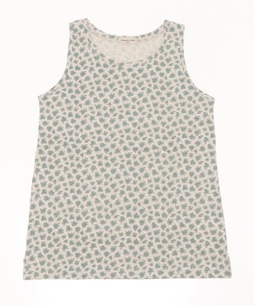 Samansa Mos2（サマンサ モスモス）の「花柄シェルタックノースリーブカットソー（Tシャツ/カットソー・レディース・パープル/ブラウン/イエロー/ミント・ﾌﾘ-）」の9枚目の写真