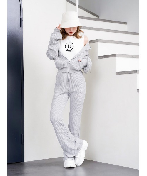 Darich(ダーリッチ)の「ノースリーブロゴトップス(Tシャツ/カットソー・レディース・ホワイト/ピンク/ブラック・FREE)」の19枚目の写真