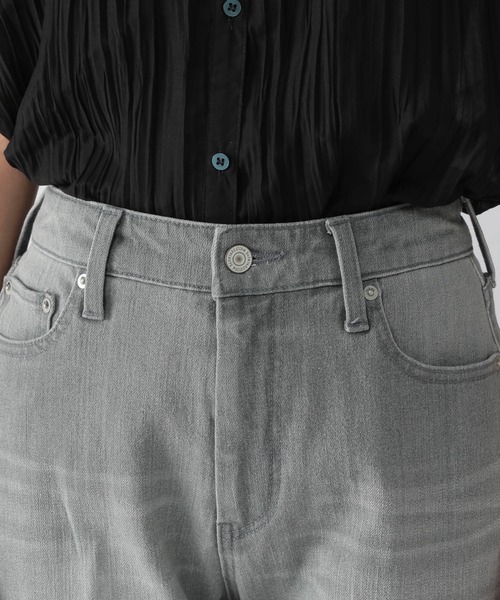BARNYARDSTORM（バンヤードストーム）の「BARNYARDSTORM / フレアデニムパンツ（デニムパンツ・レディース・チャコール/グレー・2/1/00/0）」の19枚目の写真