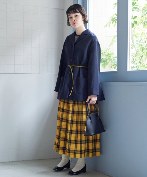 bulle de savon(ビュルデサボン)の「エナメル ロングベルト(ベルト・レディース・ブラック/カーキ・FREE)」の4枚目の写真