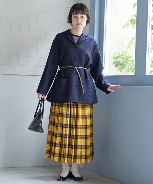 bulle de savon(ビュルデサボン)の「エナメル ロングベルト(ベルト・レディース・ブラック/カーキ・FREE)」の6枚目の写真