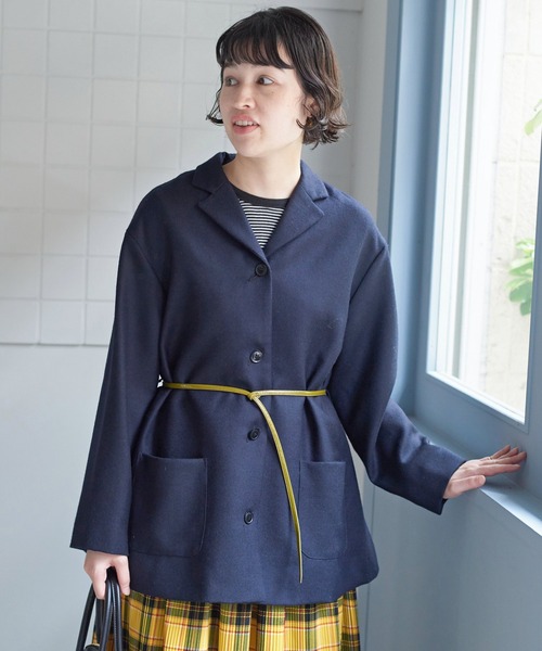 bulle de savon(ビュルデサボン)の「エナメル ロングベルト(ベルト・レディース・ブラック/カーキ・FREE)」の8枚目の写真