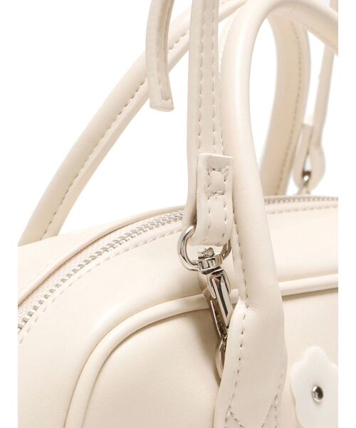 merry jenny（メリージェニー）の「flowerミニボストンbag（ボストンバッグ・レディース・アイボリー/ブラック・FREE）」の9枚目の写真