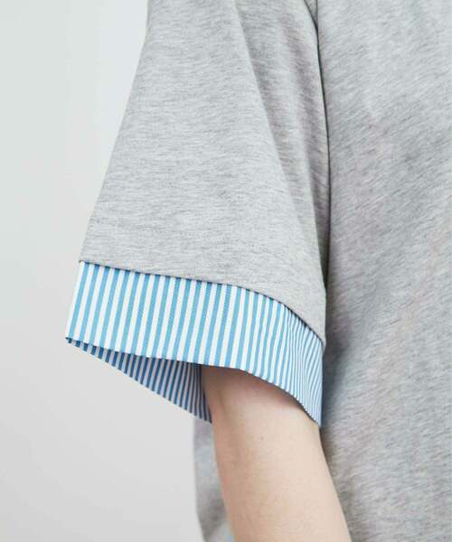 FRAPBOIS(フラボア)の「ブリコラT(Tシャツ/カットソー・レディース・ブラック/グレー・1/2)」の13枚目の写真