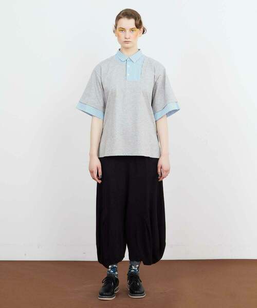 FRAPBOIS(フラボア)の「ブリコラT(Tシャツ/カットソー・レディース・ブラック/グレー・1/2)」の14枚目の写真