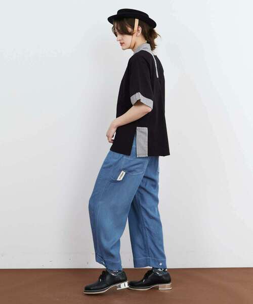 FRAPBOIS(フラボア)の「ブリコラT(Tシャツ/カットソー・レディース・ブラック/グレー・1/2)」の15枚目の写真