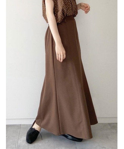 Samansa Mos2 blue（サマンサモスモスブルー）の「◎マーメイドフレアスカート（スカート・レディース・グリーン/ブラック/ブラウン・ﾌﾘ-）」の3枚目の写真