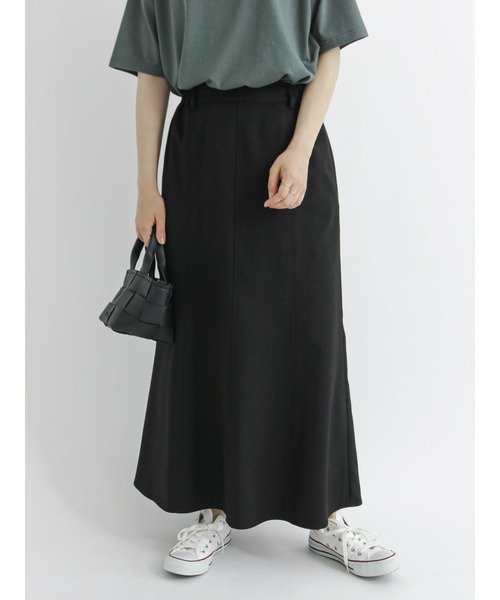 Samansa Mos2 blue（サマンサモスモスブルー）の「◎マーメイドフレアスカート（スカート・レディース・グリーン/ブラック/ブラウン・ﾌﾘ-）」の2枚目の写真