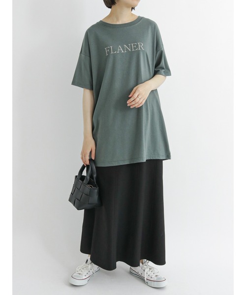 Samansa Mos2 blue（サマンサモスモスブルー）の「◎マーメイドフレアスカート（スカート・レディース・グリーン/ブラック/ブラウン・ﾌﾘ-）」の19枚目の写真