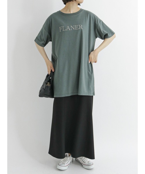 Samansa Mos2 blue（サマンサモスモスブルー）の「◎マーメイドフレアスカート（スカート・レディース・グリーン/ブラック/ブラウン・ﾌﾘ-）」の20枚目の写真