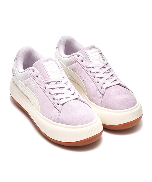 □PUMA プーマ 定価1万 SUEDE MAYU MIX レザーコンビ レースアップ 