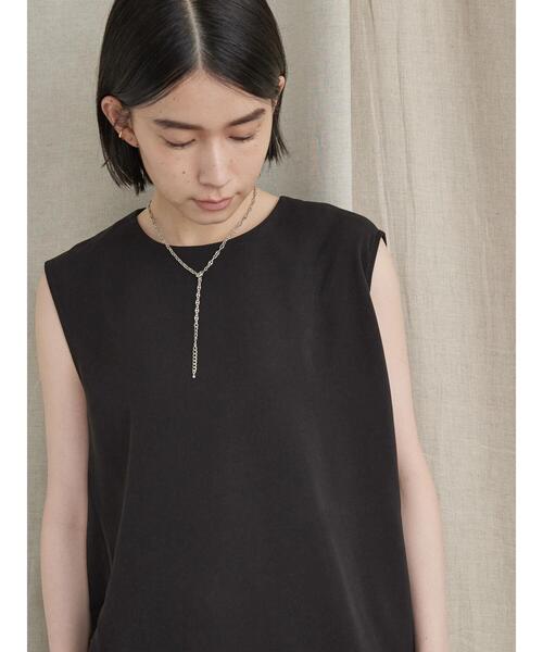 AMERICAN HOLIC（アメリカンホリック）の「ノースリーブとろみブラウス（シャツ/ブラウス・レディース・ブラック/モカ・M/L）」の19枚目の写真