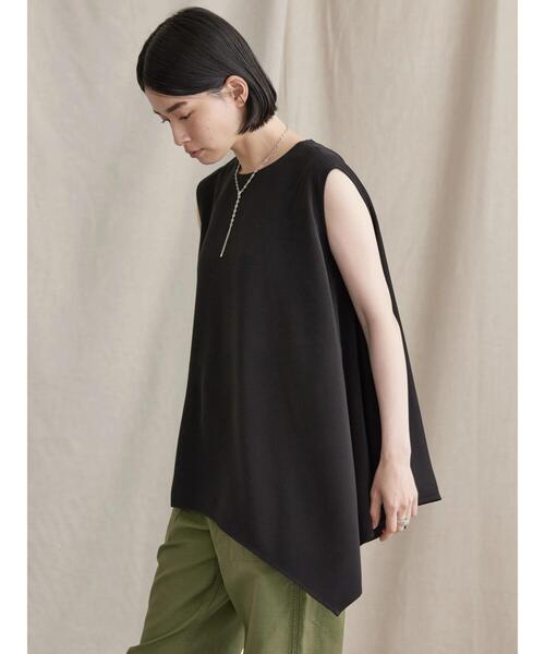 AMERICAN HOLIC（アメリカンホリック）の「ノースリーブとろみブラウス（シャツ/ブラウス・レディース・ブラック/モカ・M/L）」の16枚目の写真