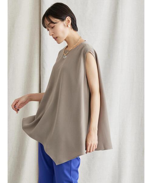 AMERICAN HOLIC（アメリカンホリック）の「ノースリーブとろみブラウス（シャツ/ブラウス・レディース・ブラック/モカ・M/L）」の17枚目の写真