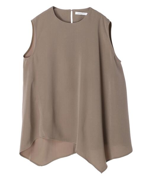 AMERICAN HOLIC（アメリカンホリック）の「ノースリーブとろみブラウス（シャツ/ブラウス・レディース・ブラック/モカ・M/L）」の5枚目の写真