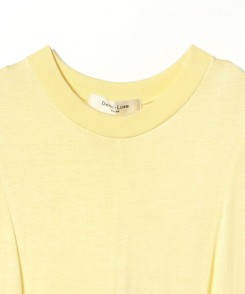 Demi-Luxe BEAMS（デミルクス ビームス）の「Demi-Luxe BEAMS / レーヨンロングスリーブ ワンピ―ス（ワンピース・レディース・ブラック/イエロー・FREE）」の13枚目の写真