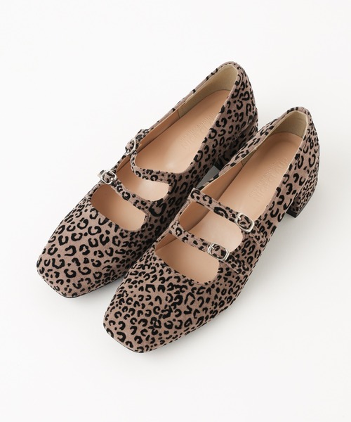 one after another NICE CLAUP（ワンアフターアナザーナイスクラップ）の「ダブルストラップヒールシューズ（パンプス・レディース・キャメル/レッド/レオパード・SMALL/MEDIUM/LARGE）」の14枚目の写真