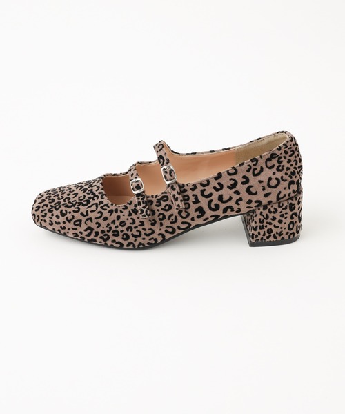 one after another NICE CLAUP（ワンアフターアナザーナイスクラップ）の「ダブルストラップヒールシューズ（パンプス・レディース・キャメル/レッド/レオパード・SMALL/MEDIUM/LARGE）」の18枚目の写真