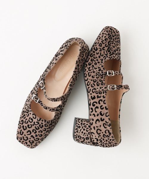 one after another NICE CLAUP（ワンアフターアナザーナイスクラップ）の「ダブルストラップヒールシューズ（パンプス・レディース・キャメル/レッド/レオパード・SMALL/MEDIUM/LARGE）」の21枚目の写真