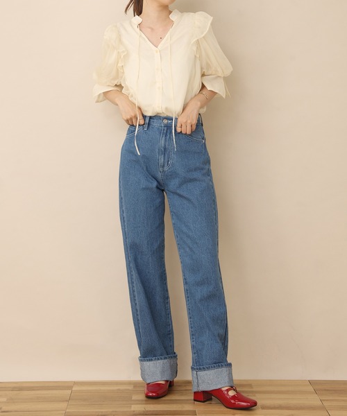 one after another NICE CLAUP（ワンアフターアナザーナイスクラップ）の「ダブルストラップヒールシューズ（パンプス・レディース・キャメル/レッド/レオパード・SMALL/MEDIUM/LARGE）」の8枚目の写真