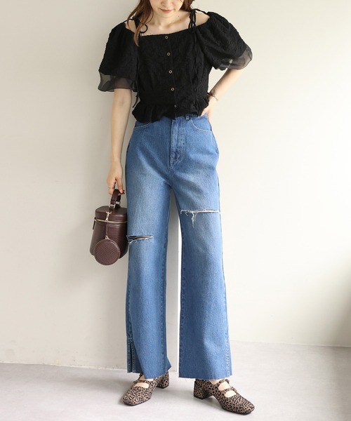 one after another NICE CLAUP（ワンアフターアナザーナイスクラップ）の「ダブルストラップヒールシューズ（パンプス・レディース・キャメル/レッド/レオパード・SMALL/MEDIUM/LARGE）」の10枚目の写真