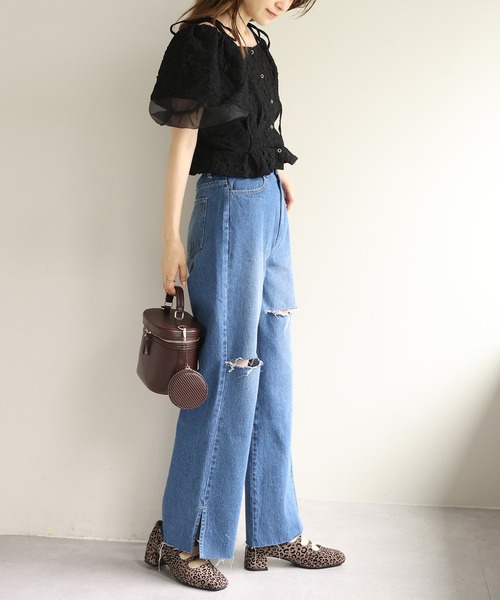 one after another NICE CLAUP（ワンアフターアナザーナイスクラップ）の「ダブルストラップヒールシューズ（パンプス・レディース・キャメル/レッド/レオパード・SMALL/MEDIUM/LARGE）」の11枚目の写真