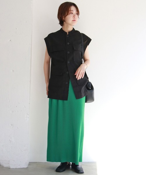 notch.（ノッチ）の「ミリタリージレ（シャツ/ブラウス・レディース・ホワイト/ブラック/オリーブ/ブラウン系その他・M）」の19枚目の写真