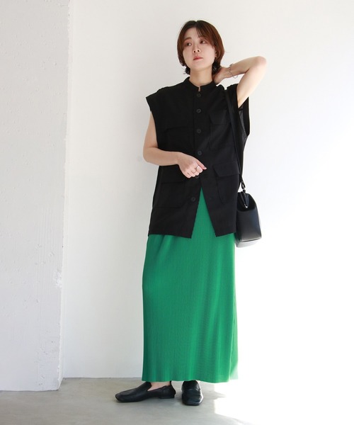 notch.（ノッチ）の「ミリタリージレ（シャツ/ブラウス・レディース・ホワイト/ブラック/オリーブ/ブラウン系その他・M）」の17枚目の写真