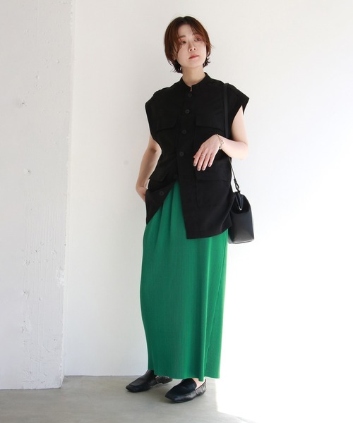 notch.（ノッチ）の「ミリタリージレ（シャツ/ブラウス・レディース・ホワイト/ブラック/オリーブ/ブラウン系その他・M）」の18枚目の写真