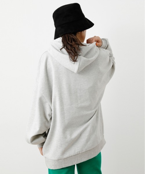 RODEO CROWNS WIDE BOWL（ロデオクラウンズワイドボウル）の「SHARE BIG パーカー（パーカー・レディース・ダークグリーン/マジェンタ/ブラック/グレー×ホワイト・FREE）」の19枚目の写真